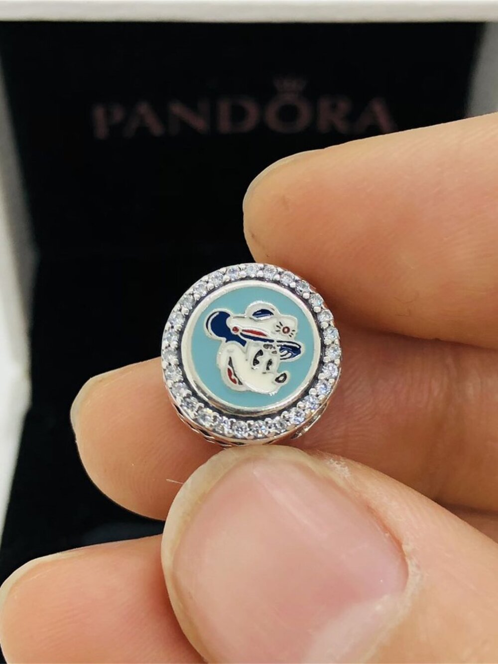 ✨🔥Pandora Disney Wish Captain Mickey Mouse Charm S925 Sterling Silver Jewelry